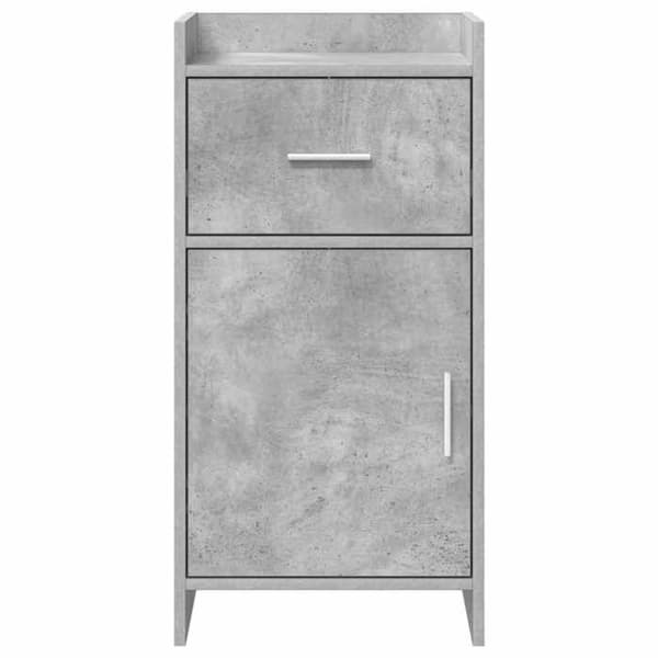 Buffé - EXKLUSIVT HUS - 40 x 36 x 80 cm - Betonggrå - Ingenjörsträ - Rektangulär Betonggrå