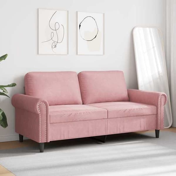 Maison Exclusive - 2-personers sofa i rosa 140 cm velour