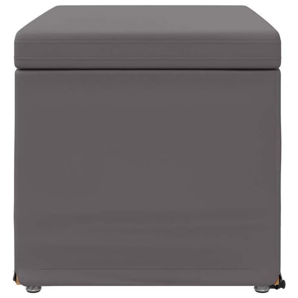 Taburetti - MAISON EXCLUSIVE - Ilman selkänojaa - Harmaa - 61x41x40 cm - Kangas Grå