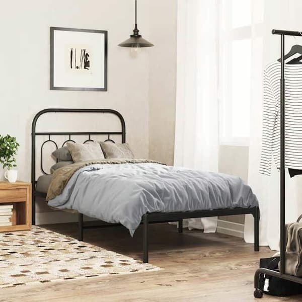 Maison Exclusive - Erstatnings hovedgærde i sort metal 90 cm