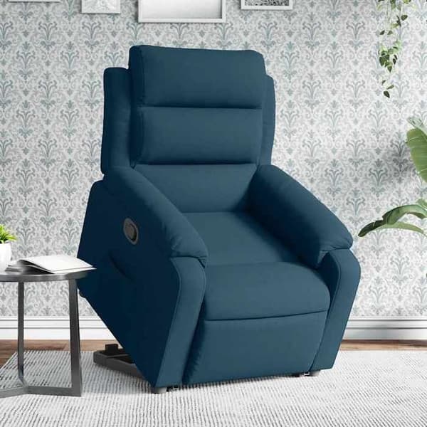 Maison Exclusive - Sininen samettinen nojatuoli