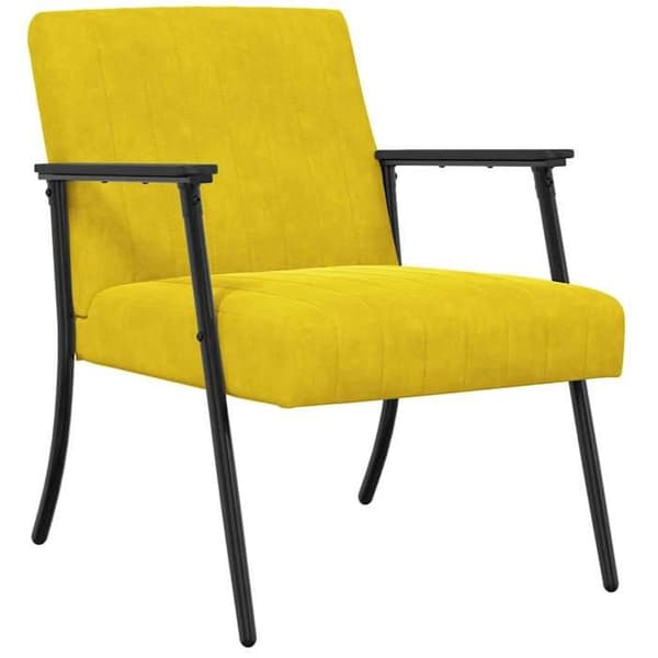 Maison Exclusive - keltainen samettituoli