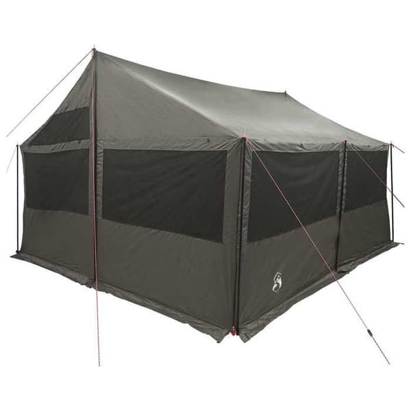 Maison Exclusive - Ruskea harmaa perheteltta 450 x 400 x 265 cm