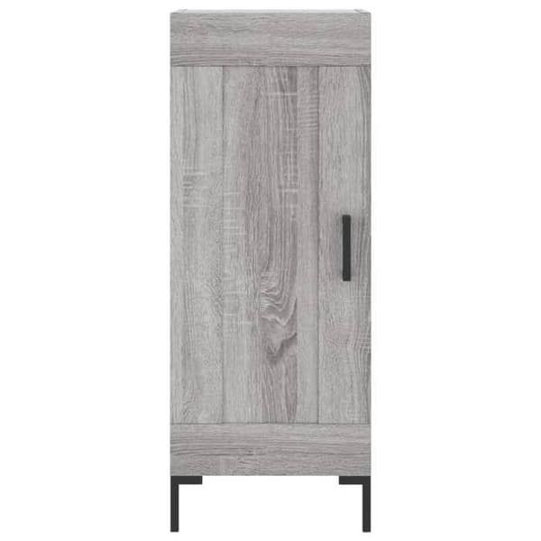 Maison Exclusive - Buffé hög Sonoma grå 34,5x34x180 cm Ingenjörsträ Sonoma grå