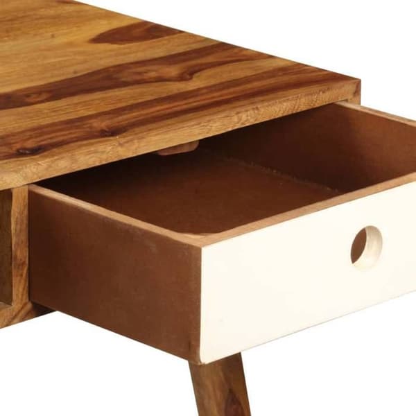 Maison Exclusive - Kontor 110 x 55 x 76 cm Solid Seshamträ Variabla färger (varierar från rum 