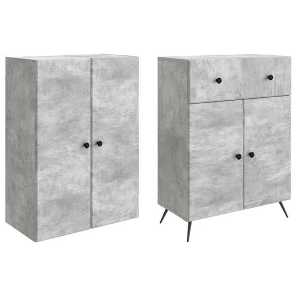 Maison Exclusive - 2 stk Grå beton Betonggrå