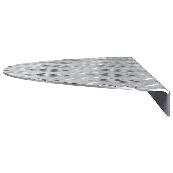 Maison Exclusive - Trappe 15 stk 60 x 18 x 2,5 cm Sølv Aluminium Silver