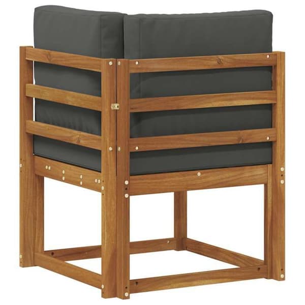 Maison Exclusive - U-formet udendørs sofa i massiv akacietræ