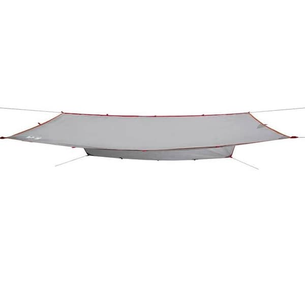 Maison Exclusive - Grå och orange campingduk 300x294 cm vattentät