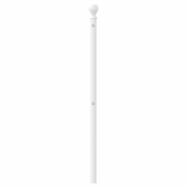 Hovedgærde - EKSKLUSIV HUS - 193 cm - Metal - Hvid - Stabile ben Vit