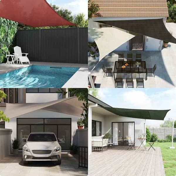 Maison Exclusive - Skuggväv 160 g/m² rektangulär blå 2,5x5 m PEHD