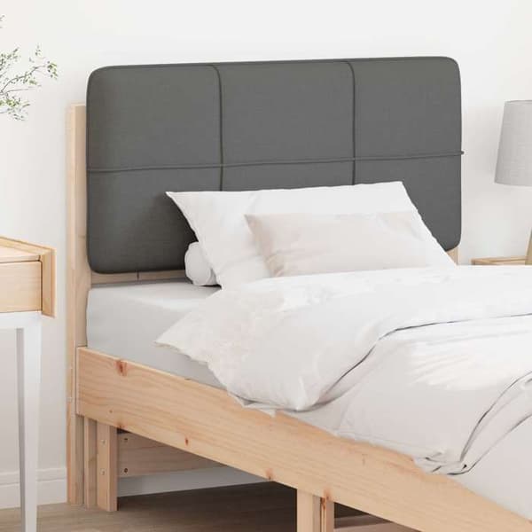 Hovedgærde - EKSKLUSIV HUS - Enkel rektangulær - Massiv fyr - 100 cm - Brun og lys grå Brun och ljusgrå
