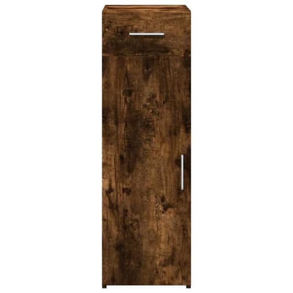 Maison Exclusive - Buffé ek rökig 30x42,5x93 cm ingenjörsträ
