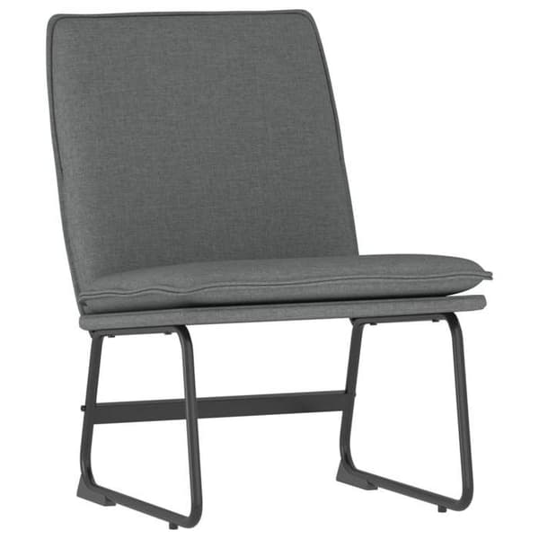 Maison Exclusive - Grå långfåtölj 52x75x76 cm Tyg
