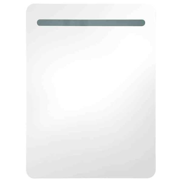 Maison Exclusive - LED-peilikaappi harmaa 60x11x80 cm