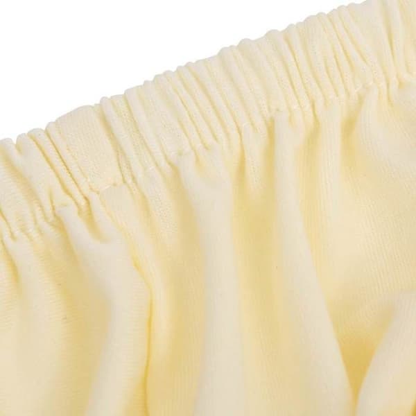 Maison Exclusive - Utsträckbar soffa för 2 personer i crème jersey av polyester