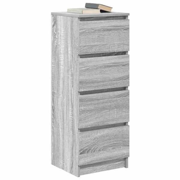 Maison Exclusive - Buffé Sonoma grå 37,5x35x99 cm ingenjörsträ sonoma grå