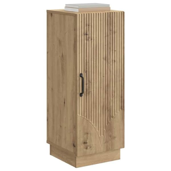 Buffet - EKSKLUSIVT HUS - 33 x 34,5 x 87 cm - Eg look - Spånplader - Rummelig opbevaring Ek