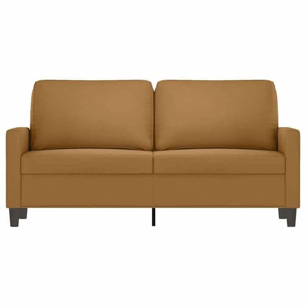 Maison Exclusive - Soffa 2-sits Brun 140 cm Sammet