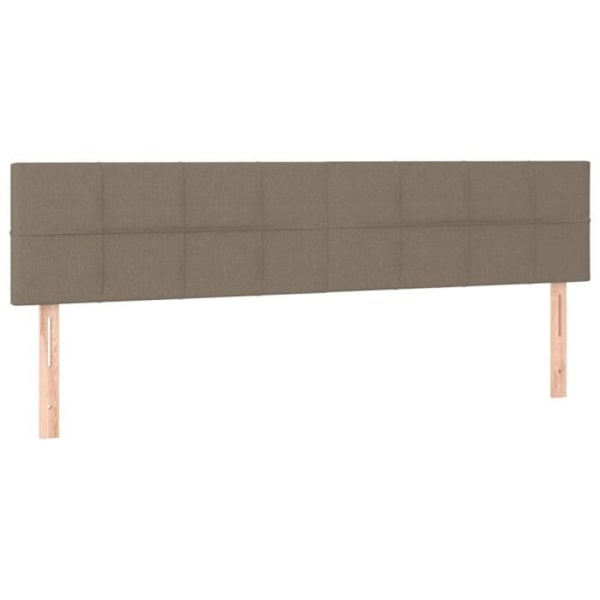 Sengegavle - Taupe stof - 90 cm - Klassisk stil - Tidløs Mol