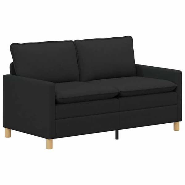 Maison Exclusive - 2-delars Soffset i Svart Tyg