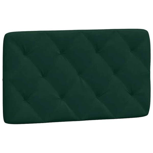 Maison Exclusive - Mörkgrön sänggavelkudde 80 cm i sammet