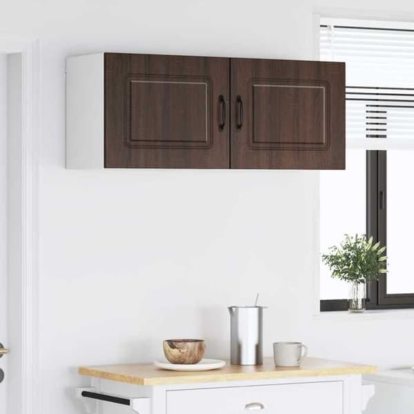Maison Exclusive - Kalmar 2 stk. opvaskemaskinepanel i mørk eg Brun ek