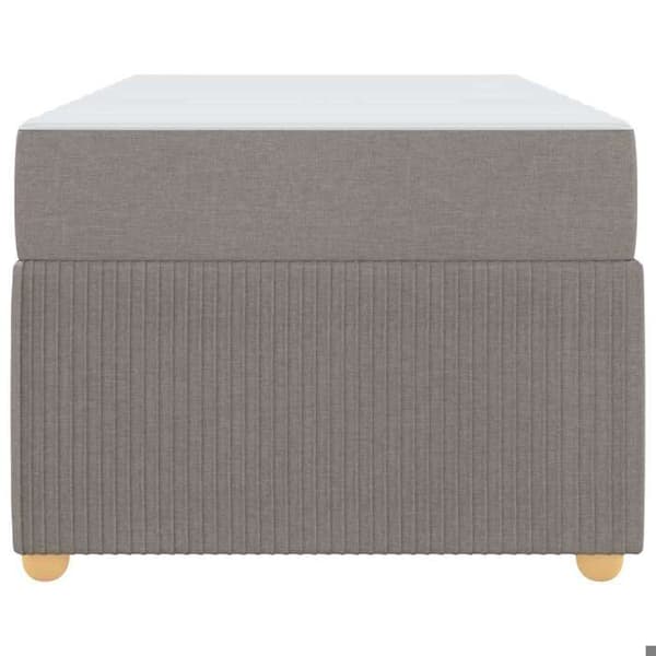 Maison Exclusive - Sängram Taupe 100 x 200 cm tyg Mol