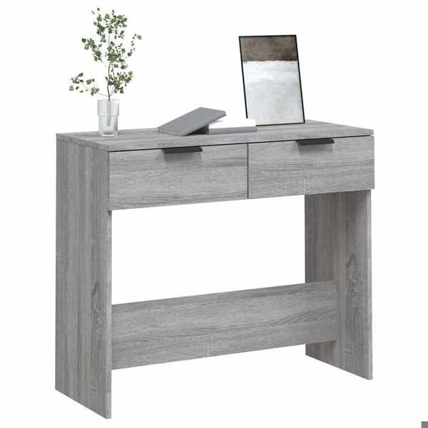 Maison Exclusive - Consolebord Sonoma grå 90x36x75 cm Ingeniørtræ