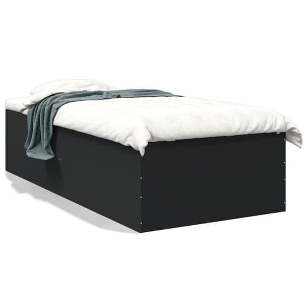Maison Exclusive - Sengestel uden madras sort 75x190 cm Svart
