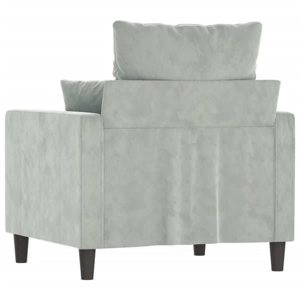 Maison Exclusive - Lysegrå Stol 60 cm Velour