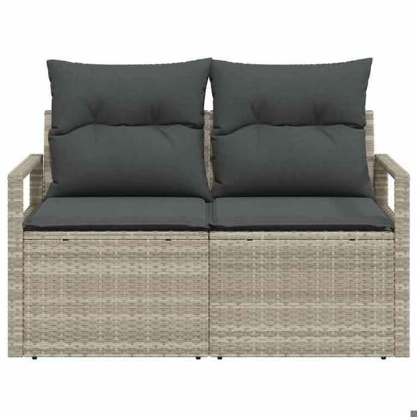 Maison Exclusive - Puutarhatuoli tyynyllä 120 x 62 x 69 cm polyrottinki
