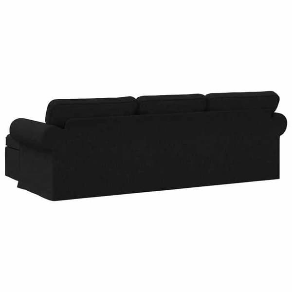 Maison Exclusive - Sort Sofa 245 x 138 x 80 cm stof