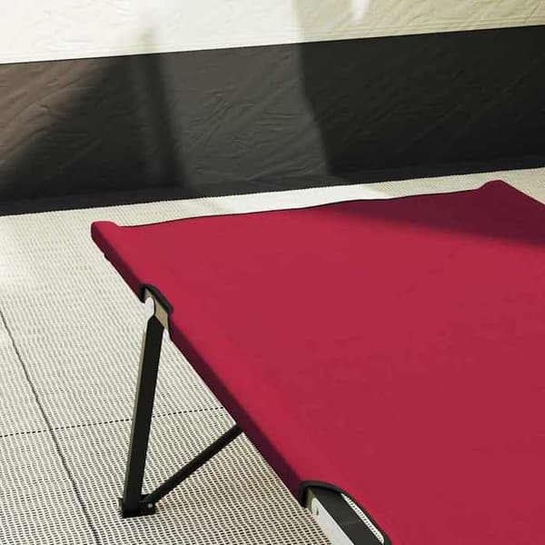 Fällbar campingbädd - MAISON EXCLUSIVE - Maison Exclusive - Fällbar - Vattentät Oxford - Stålram 206x76 cm
