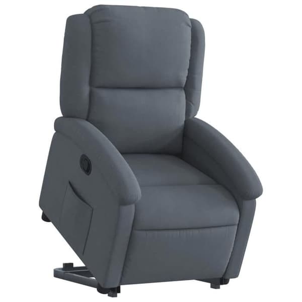 Maison Exclusive - Mørkegrå Velour Lænestol