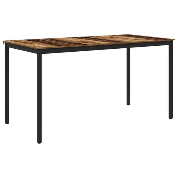 Maison Exclusive - Stående barbord i ingeniørtræ, rektangulær