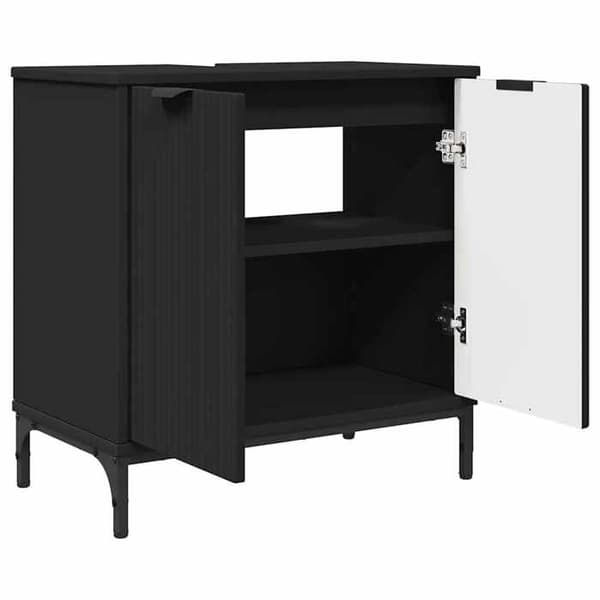 Maison Exclusive - Sort Badeværelsesvaskeskab 60,5 x 33,5 x 61 cm Svart