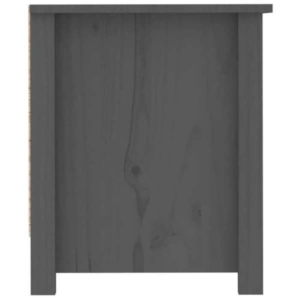 Skoark - MAISON EXCLUSIVE - 110 x 38 x 45,5 cm - Grå - Massiv fyr - 5 rum Grå