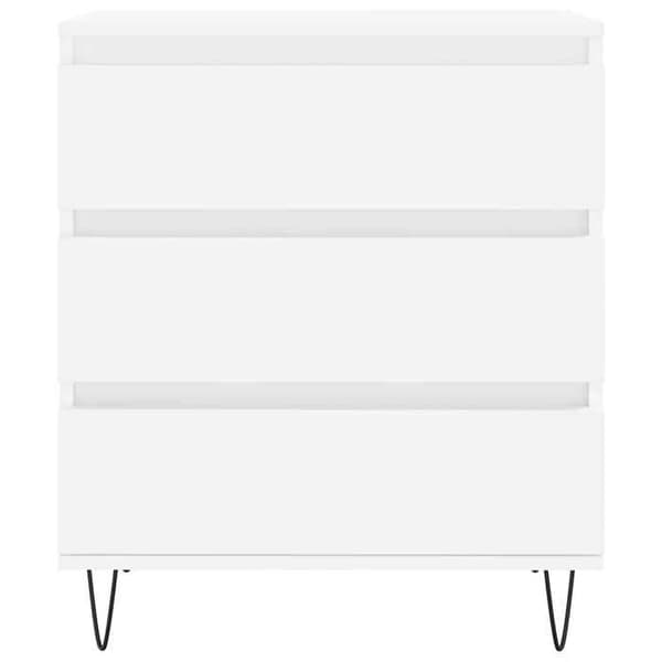 Maison Exclusive - Buffé Vit 60x35x70 cm Ingenjörsträ