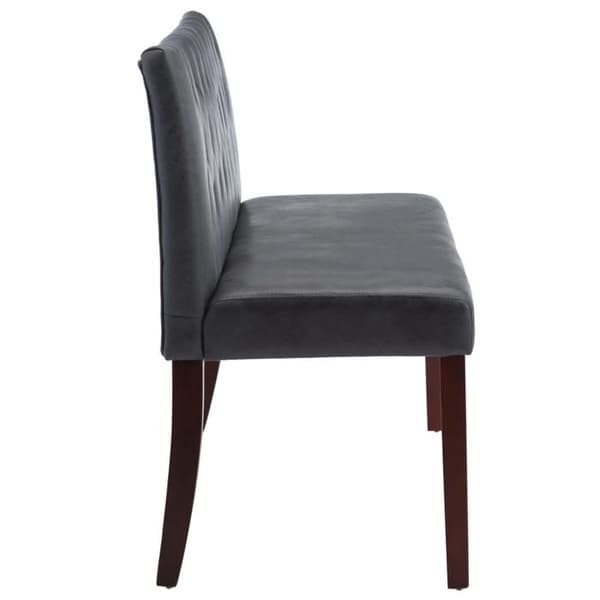 Maison Exclusive - Bænk 148,5 cm Grå Syntetisk Suede Grå