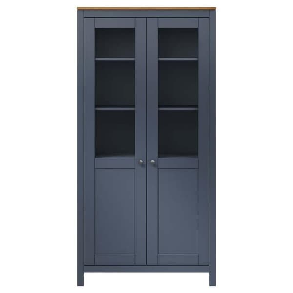 Maison Exclusive - Buffet Hill Grå 85x37x170,5 cm Solid fyrretræ Grå