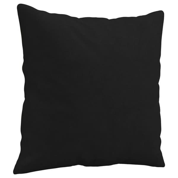 Maison Exclusive - Sæt af 3 sofaer med puder Sort Mikrofiber stof