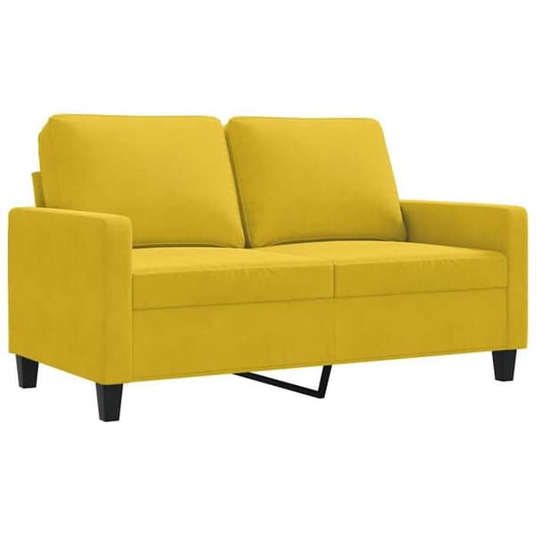 Maison Exclusive - Soffa 2-sits Gul 120 cm Sammet