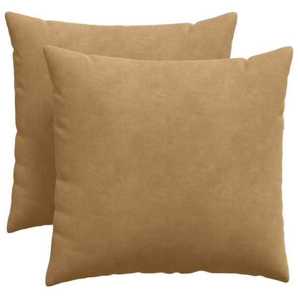 Maison Exclusive - Soffkuddar 2 st Sammet Brun 50 x 50 cm brun