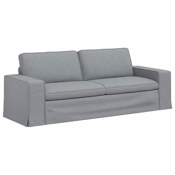 Maison Exclusive - Sæt af 2 sofaer lys grå stof