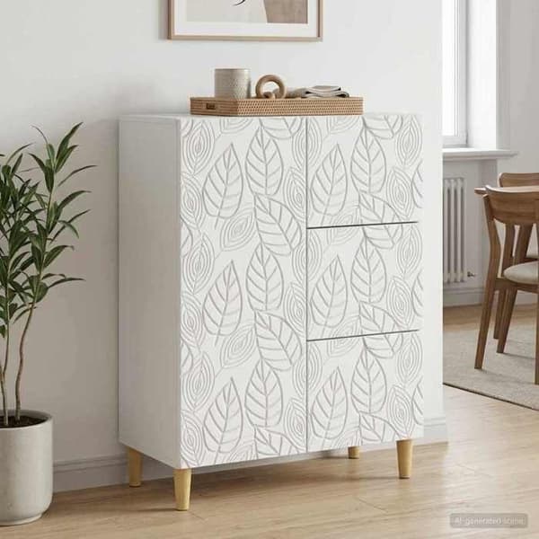 Buffet - MAISON EXCLUSIVE - Maison Exclusive - Hvid - Ingeniørtræ - Eucalyptusfødder Vit