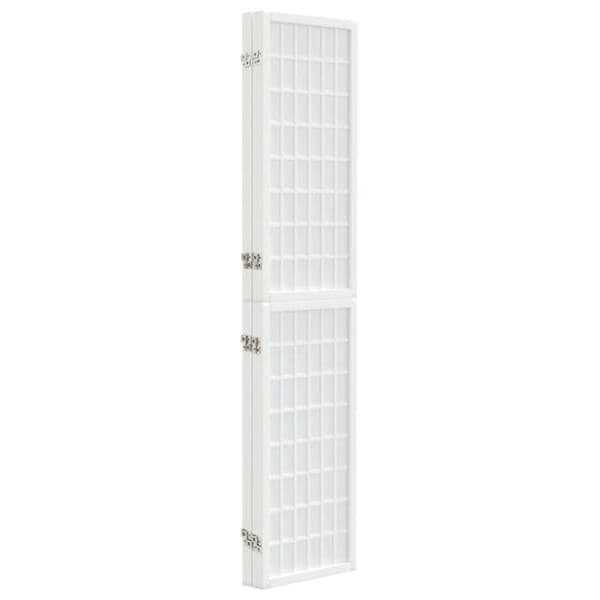 Maison Exclusive - Foldbar skillevæg 4 paneler 160x170 cm Hvid Vit