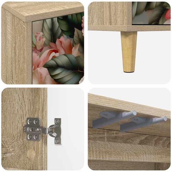 Maison Exclusive - Buffé BORNE Sonoma 69 x 33 x 75 cm Ingenjörsträ