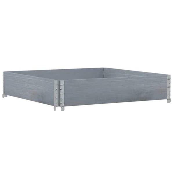 Jardinière - MAISON EXCLUSIVE - Pino - Harmaa - 100×100 cm Grå