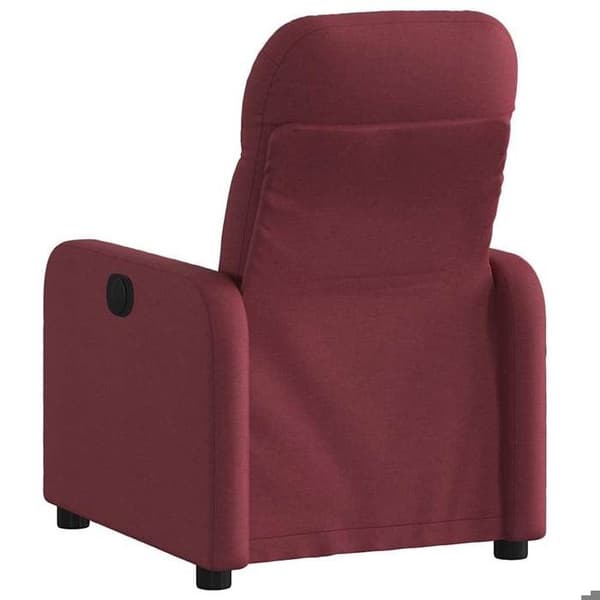 Maison Exclusive - Recliner Röd vinröd Tyg